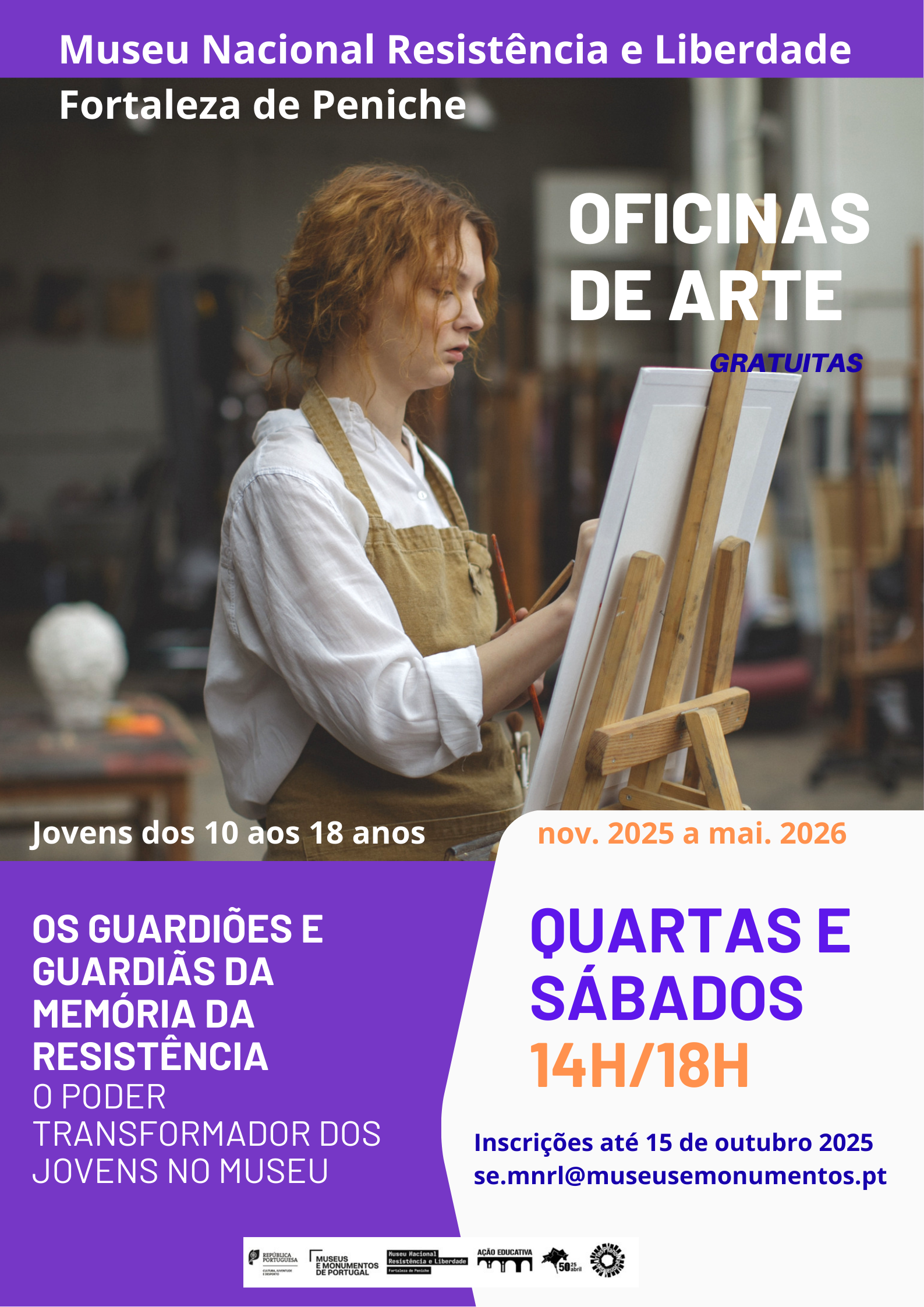 Guardiões e Guardiãs da Memória da Resistência - oficina de Arte