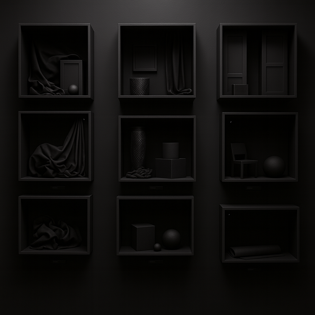 O Quarto Escuro (ou brincar ao vantablack)