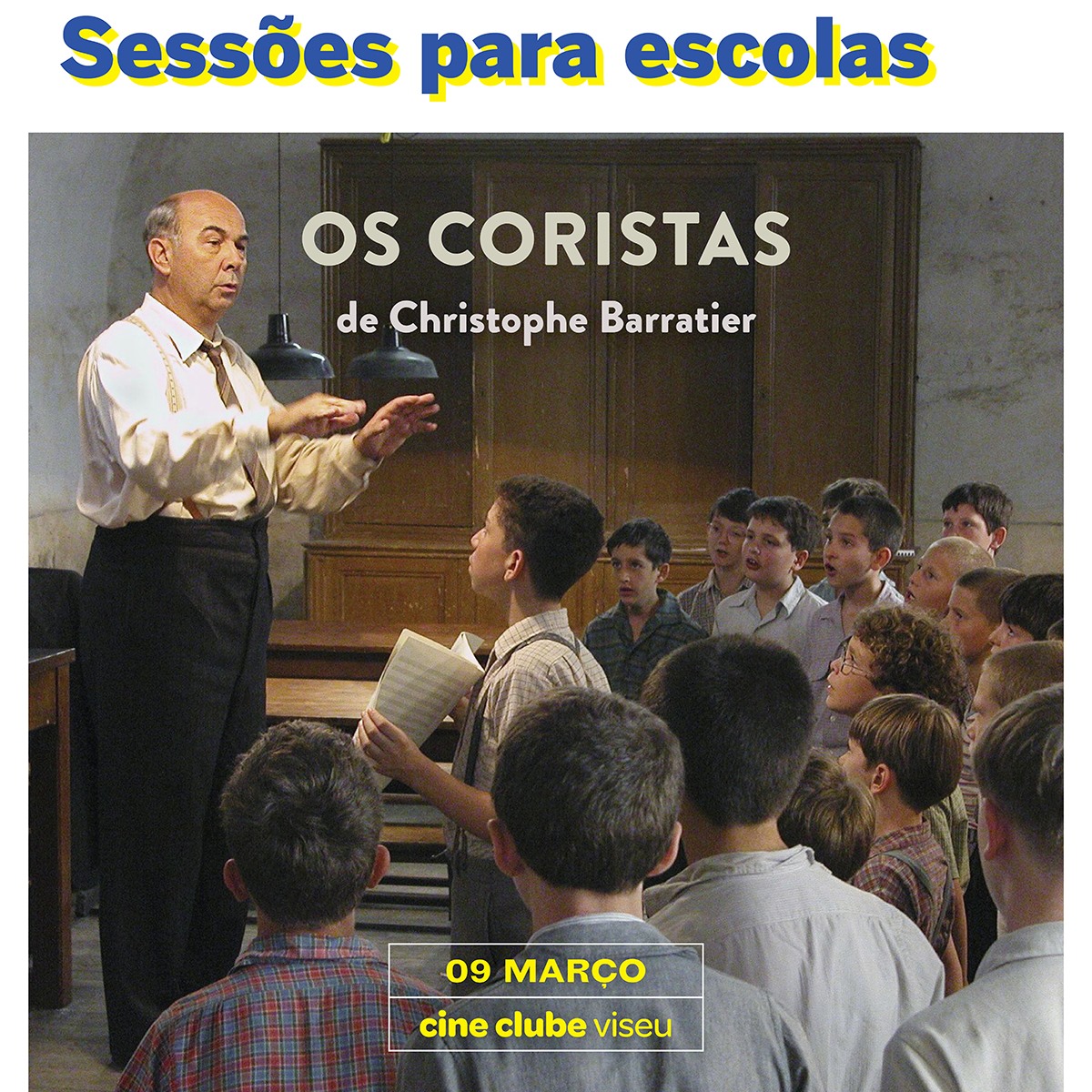 Sessões para Escolas