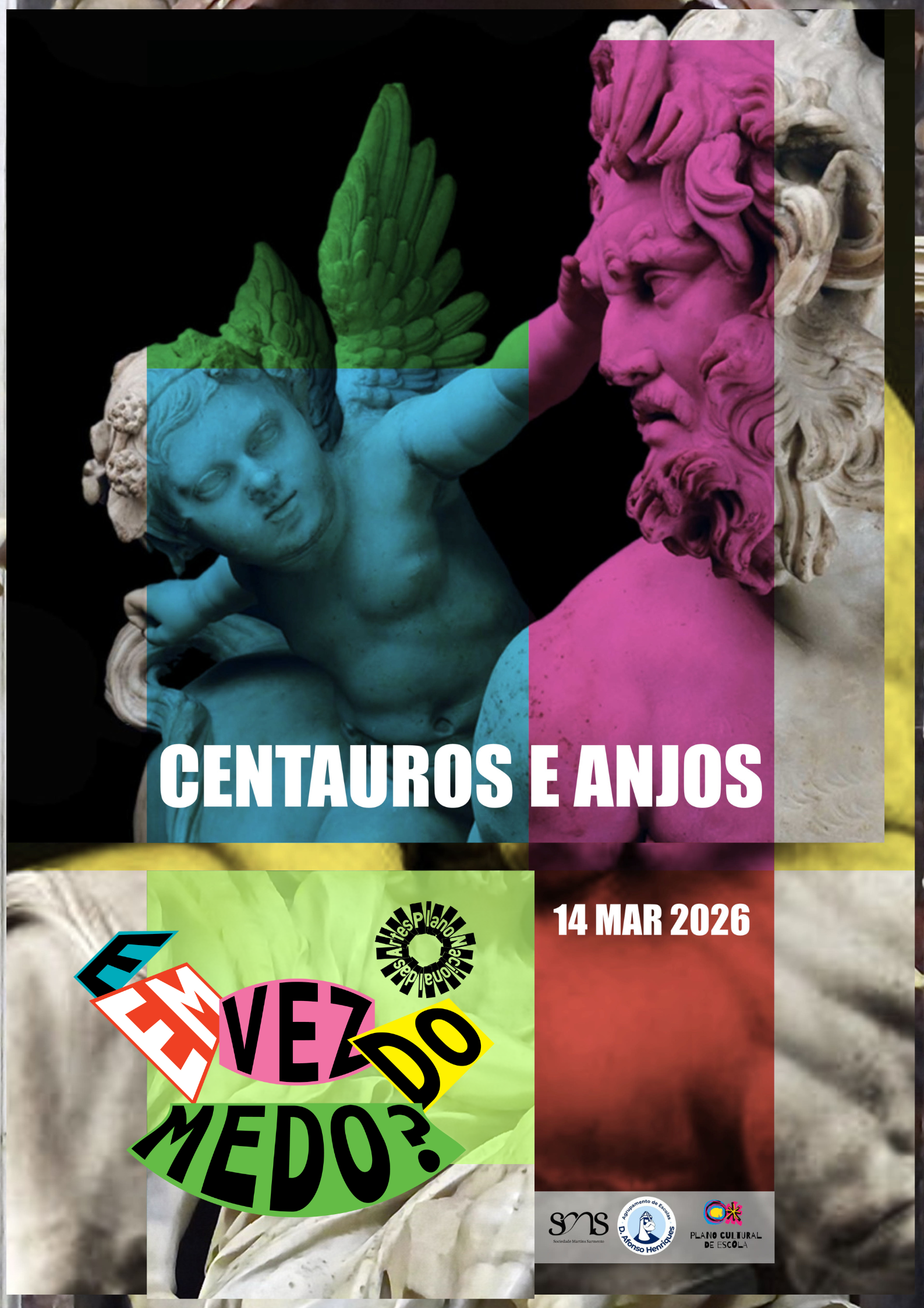 Centauros e Anjos: performance no Jardim