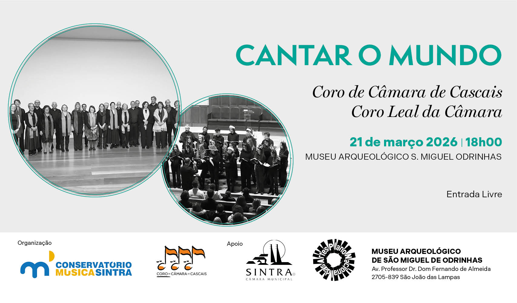 Concerto: Cantar o Mundo