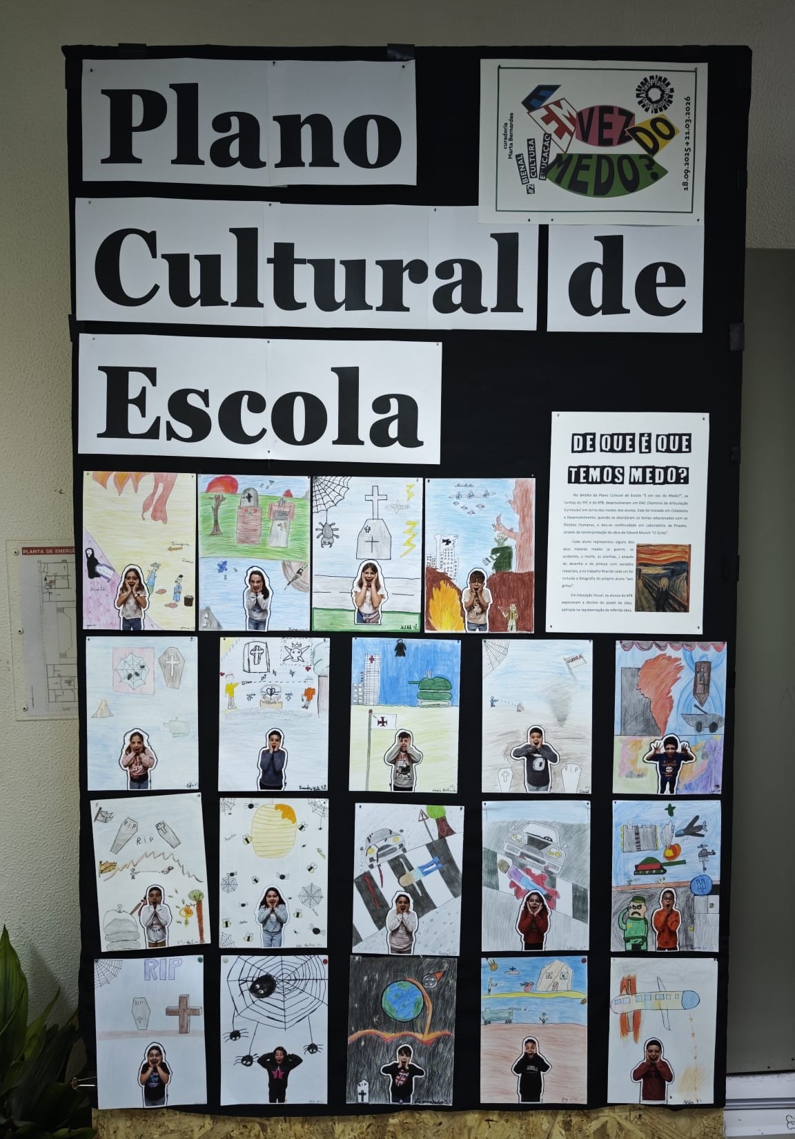 Exposição de trabalhos do PCE "E em vez do Medo?"