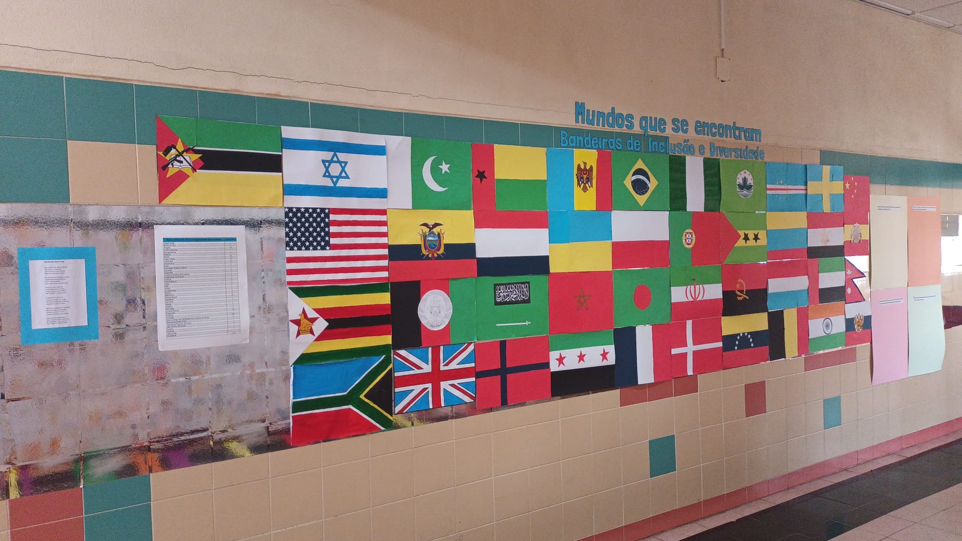 "Mundos que se encontram...bandeiras de inclusão e diversidade"