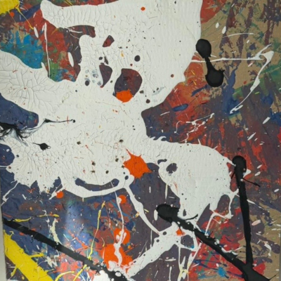 Expressão Artística Inspirada em Jackson Pollock: Inclusão e Comunicação Sensorial