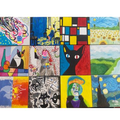 Exposição de Trabalhos do Clube de Artes - Telas com Alma